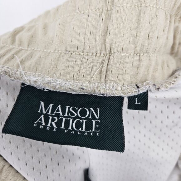 Maison Article Shorts Mens Large Mesh Colorblock Athletic Drawstring Lightweight - Picture 14 of 15
